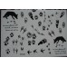 Временные татуировки в ассортименте Waterproof body tattoo stickers